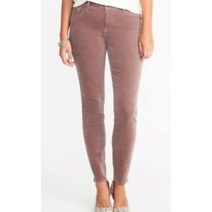 Old Navy mauve velvet skinny pants